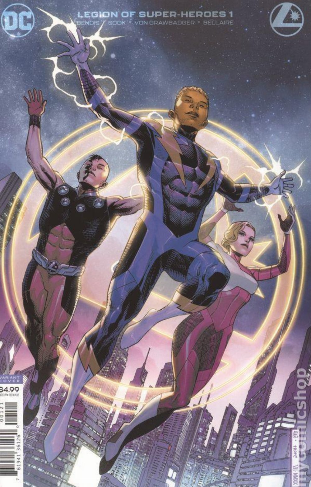 Τεύχος Κόμικ Legion Of Super Heroes #01 Card Stock Cheung Variant Cover