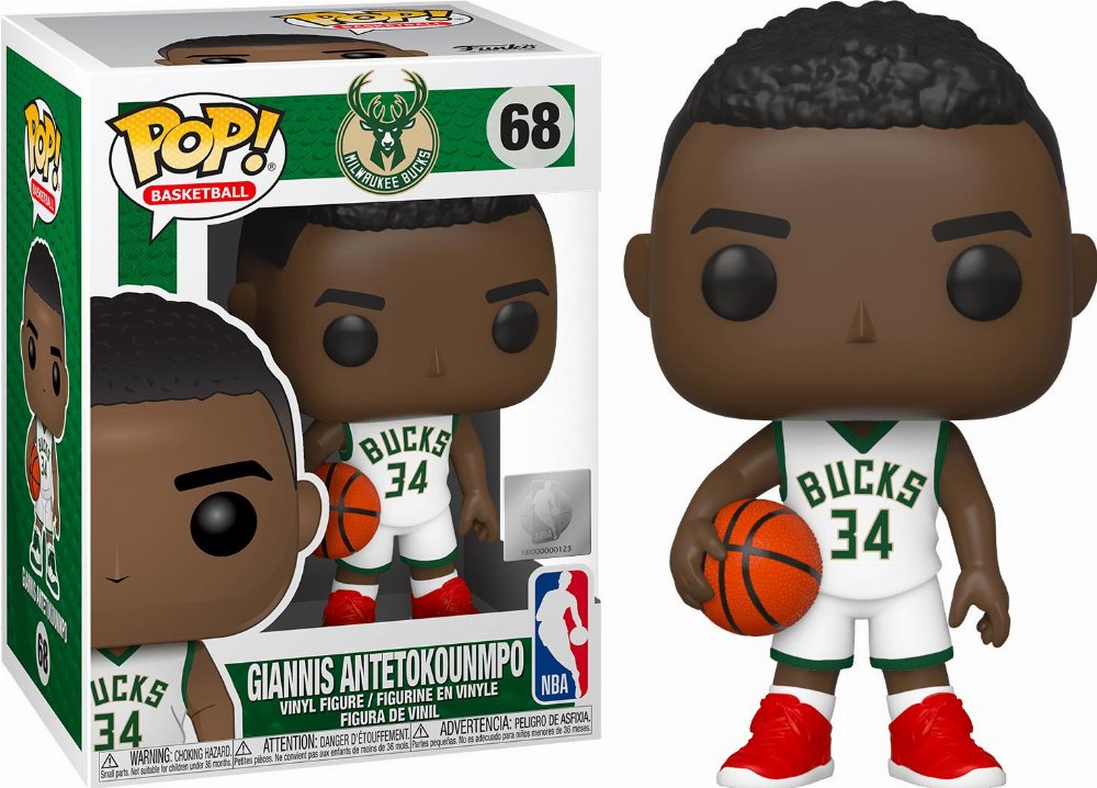 Φιγούρα Funko POP! NBA: Bucks – Giannis Antetokounmpo #68