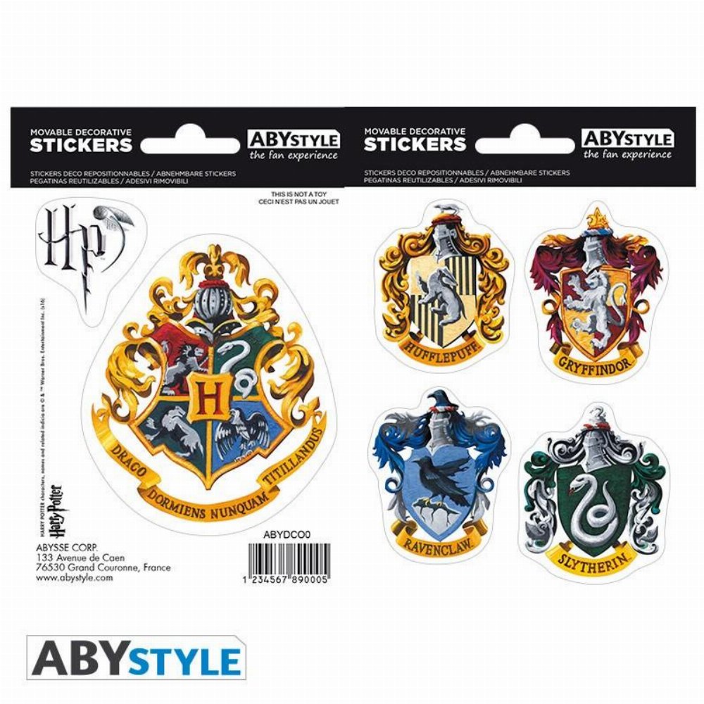 Αυτοκόλλητα Harry Potter – Hogwarts Houses Stickers