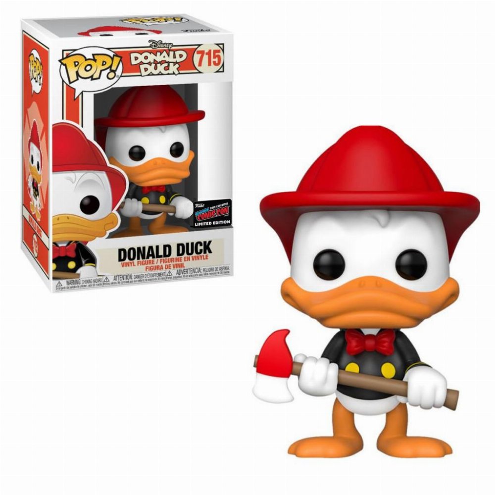 Φιγούρα Funko POP! Disney – Donald Duck (Firefighter) #715 (NYCC 2019 Exclusive)