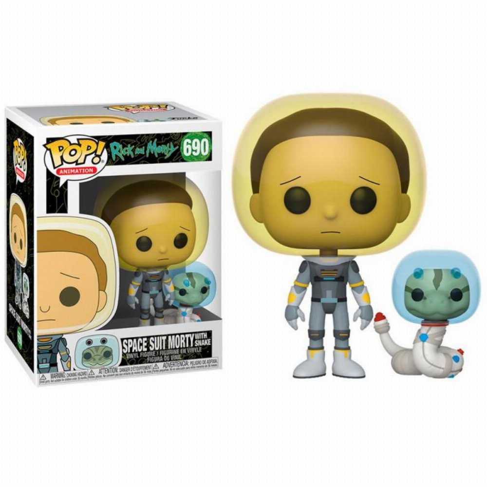 Φιγούρα Funko POP! Rick and Morty – Space Suit Morty with Snake #690