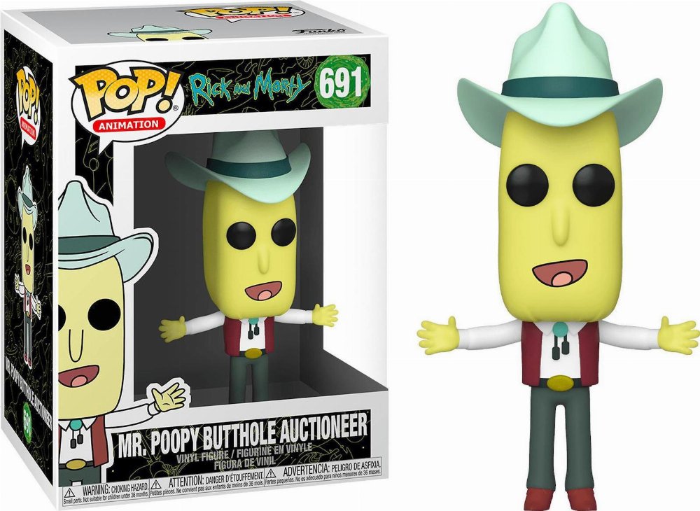 Φιγούρα Funko POP! Rick and Morty – Mr. Poopy Butthole Auctioneer #691