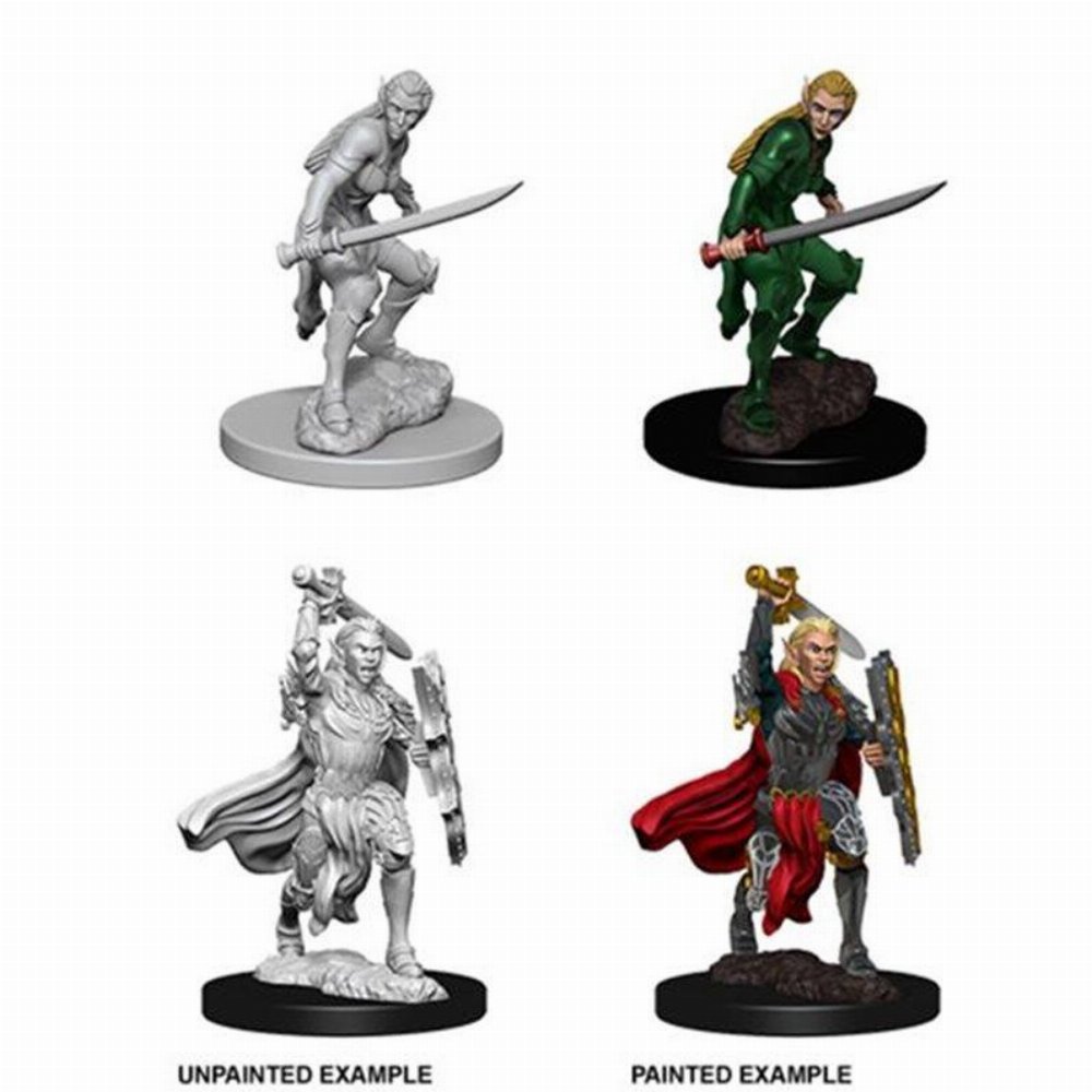 D&D Nolzur’s Marvelous Miniatures – 2x Female Elf Fighter