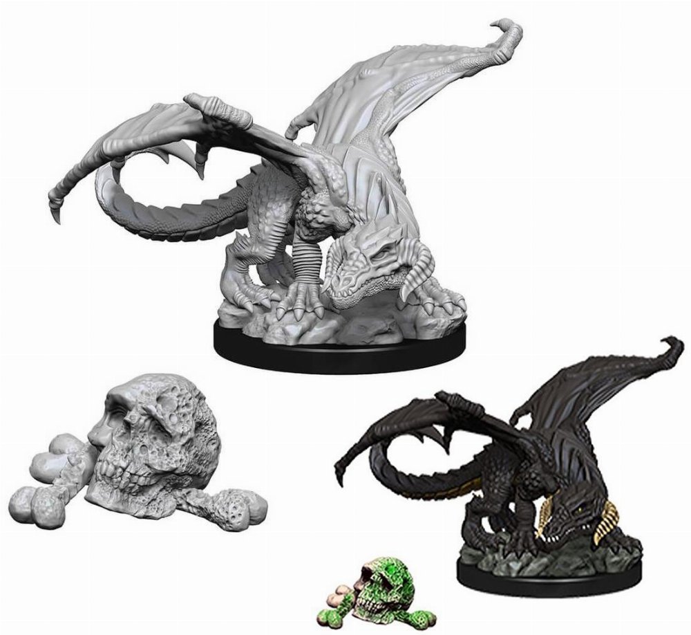D&D Nolzur’s Marvelous Μινιατούρα – Black Dragon Wyrmling