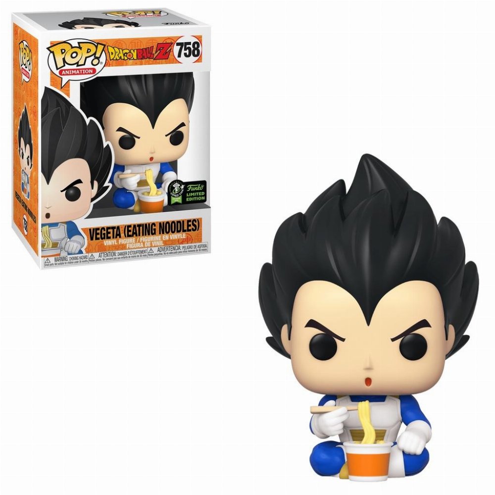 Φιγούρα Funko POP! Dragon Ball Z – Vegeta Eating Noodles #758 (ECCC 2020 Exclusive)