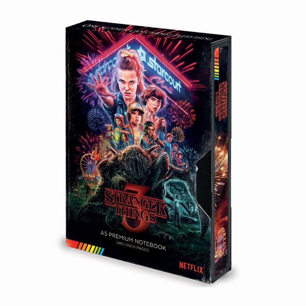Σημειωματάριο Stranger Things – Great Scott VHS Premium A5 Notebook