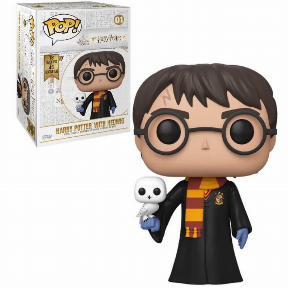 Φιγούρα Funko POP! Harry Potter – Harry Potter with Hedwig #01 Megasized