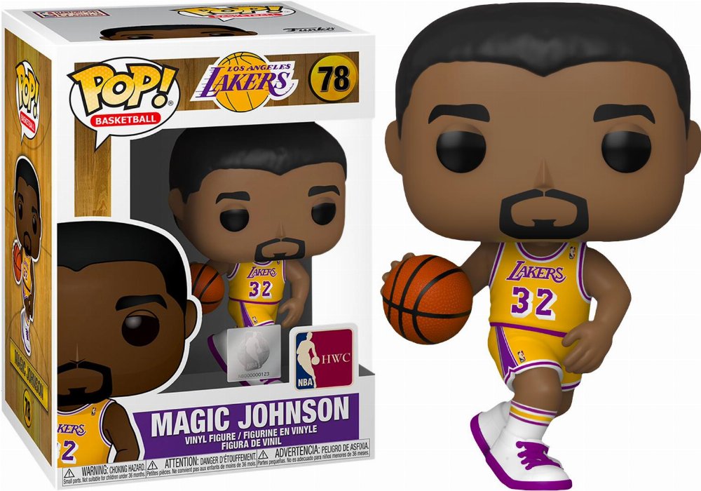 Φιγούρα Funko POP! NBA: Legends – Magic Johnson (Lakers home) #78