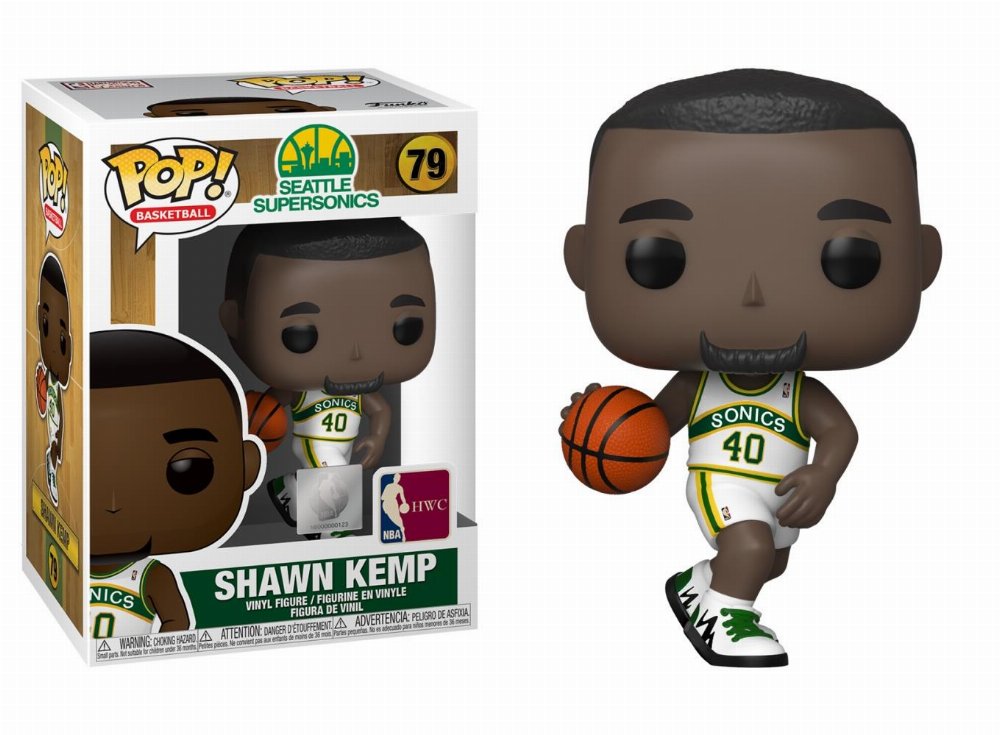 Φιγούρα Funko POP! NBA: Legends – Shawn Kemp (Sonics home) #79