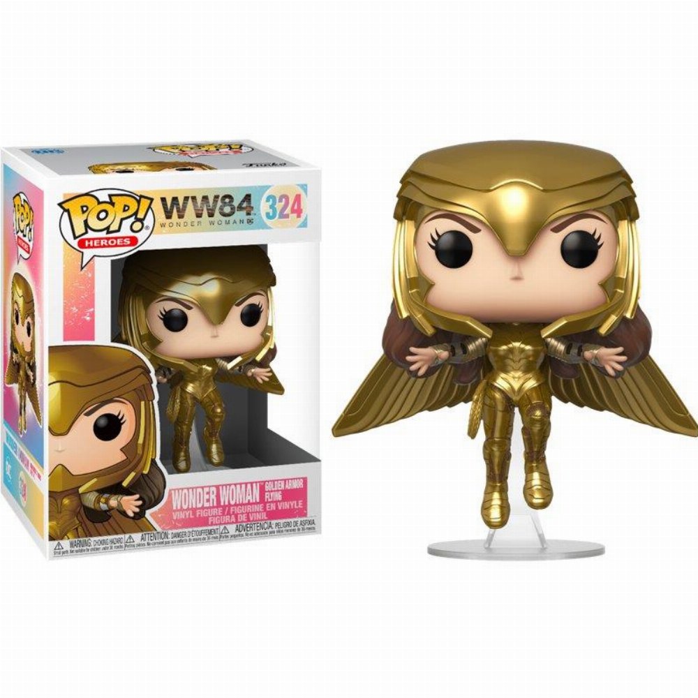 Φιγούρα Funko POP! DC Heroes: Wonder Woman 1984 – Wonder Woman (Gold Flying Pose) #324