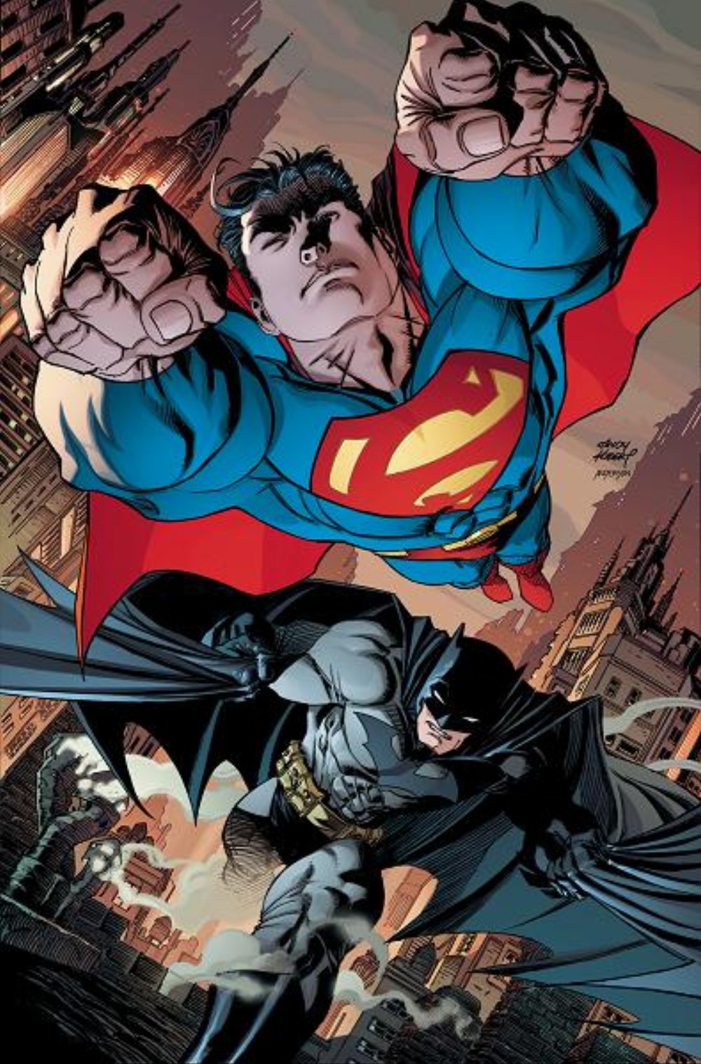 Batman Superman #08 Card Stock Andy Kubert Variant Cover