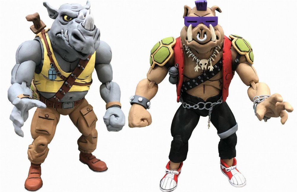 Φιγούρα Teenage Mutant Ninja Turtles – Rocksteady & Bebop 2-Pack Action Figures (18cm)