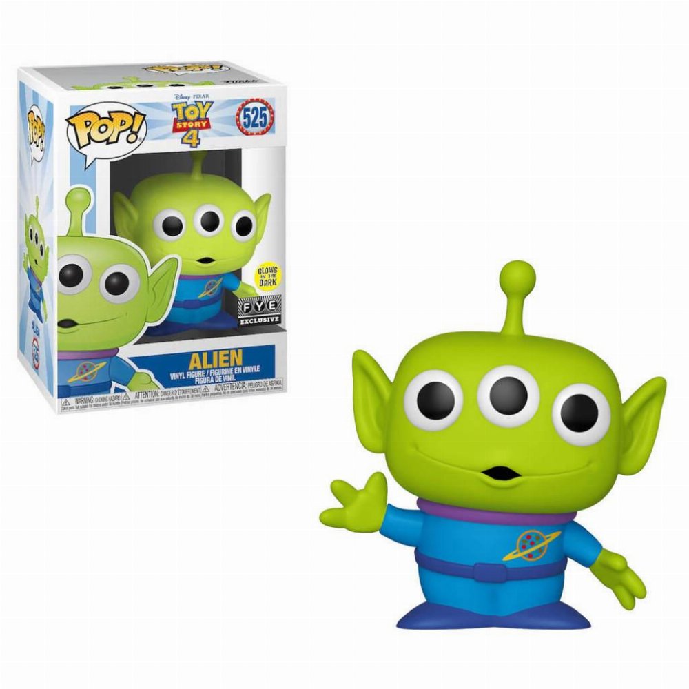 Φιγούρα Funko POP! Toy Story 4 – Alien (GITD) #525 (Exclusive)