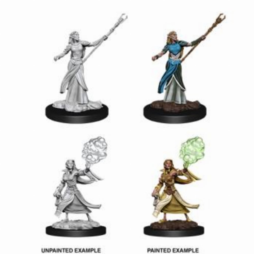 D&D Nolzur’s Marvelous Miniatures – 2x Female Elf Sorcerer