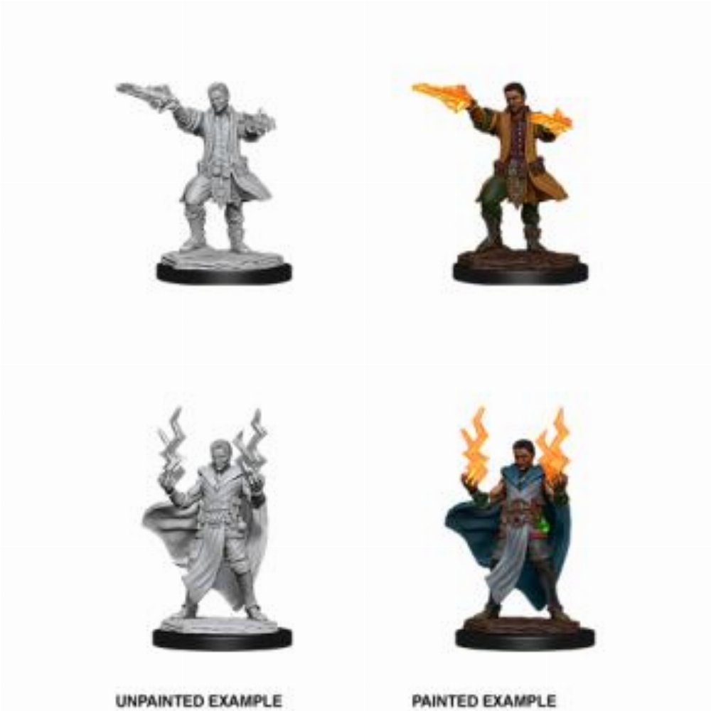 D&D Nolzur’s Marvelous Miniatures – 2x Male Human Sorcerer