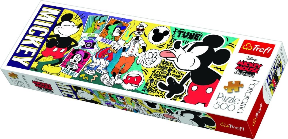 Παζλ 500 κομμάτια – Panorama The Legendary Mickey Mouse