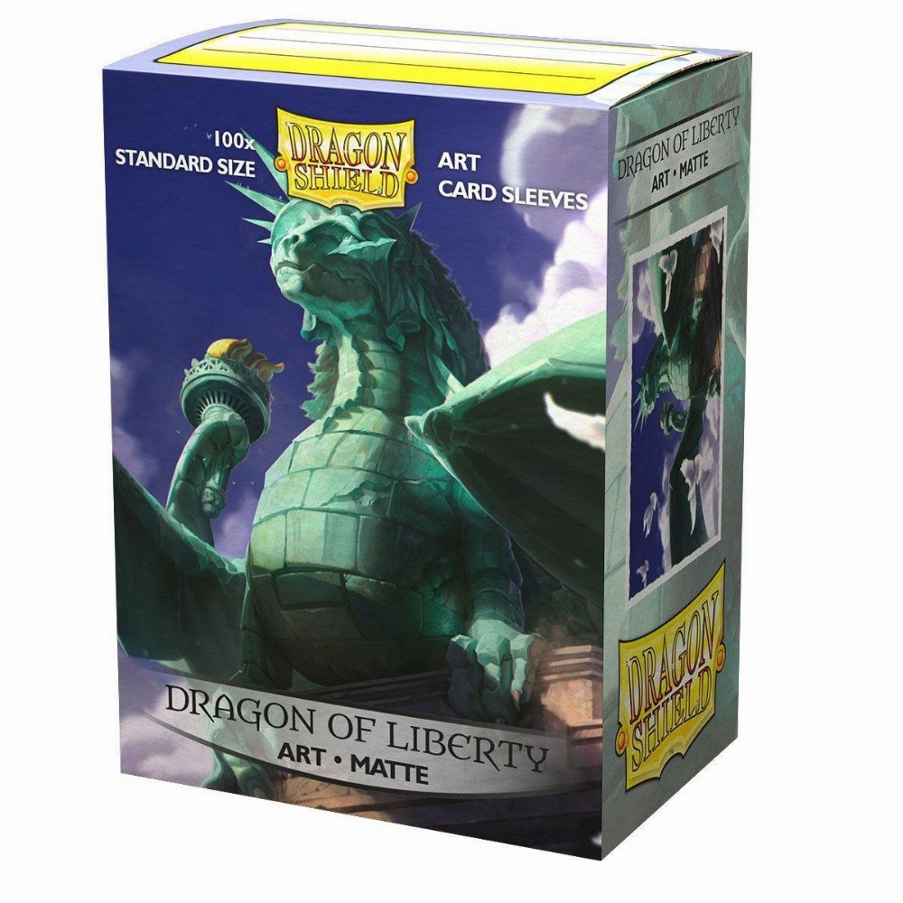 Dragon Shield Art Sleeves Standard Size – Dragon of Liberty (100 Sleeves)