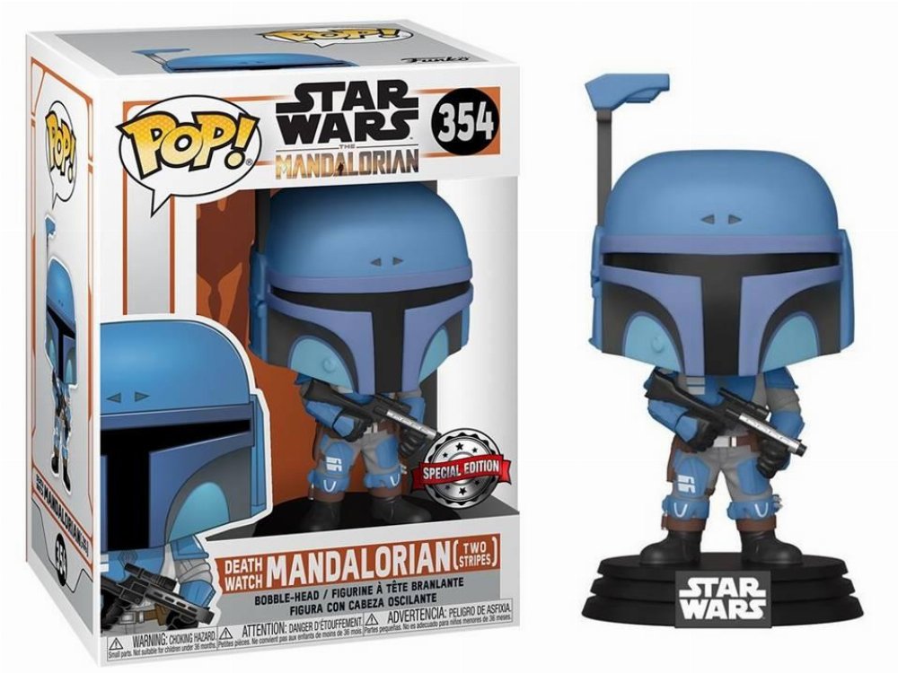 Φιγούρα Funko POP! Star Wars: The Mandalorian – Death Watch Mandalorian (Two Stripes) #354 (Exclusive)