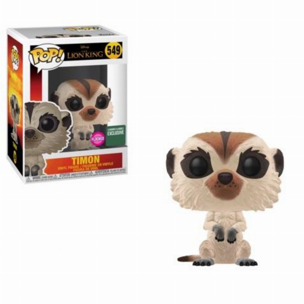 Φιγούρα Funko POP! The Lion King – Timon (Flocked) #549 (Exclusive)