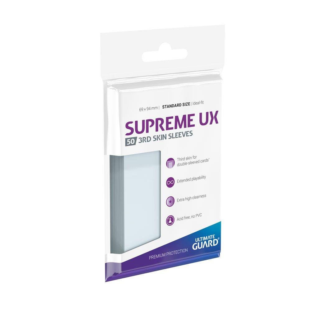 Ultimate Guard Supreme UX Standard 3rd Skin Sleeves 50ct – Clear