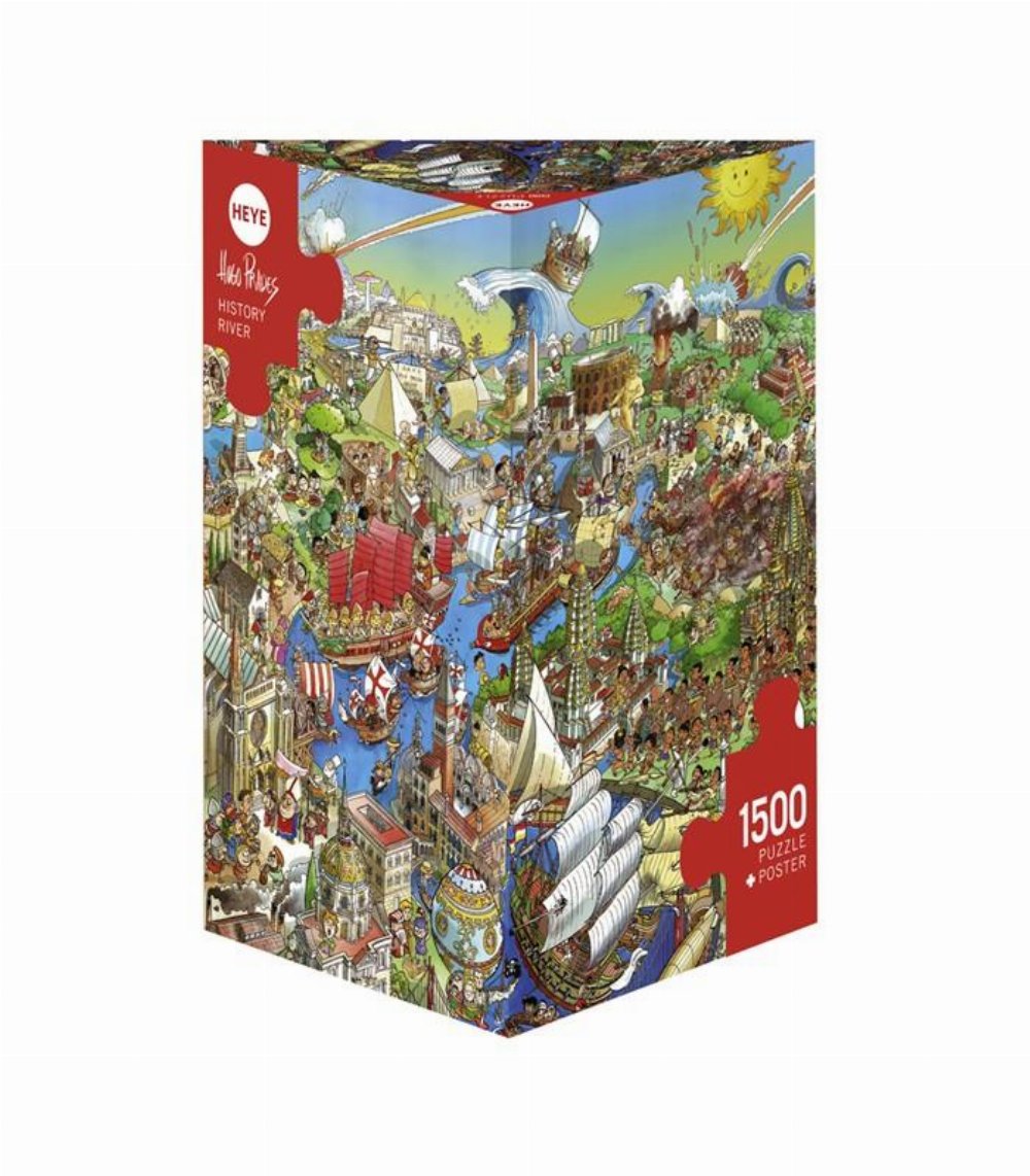 Puzzle 1500 pieces – Ποτάμι γεμάτο Ιστορία (Τρίγωνο Κουτί)