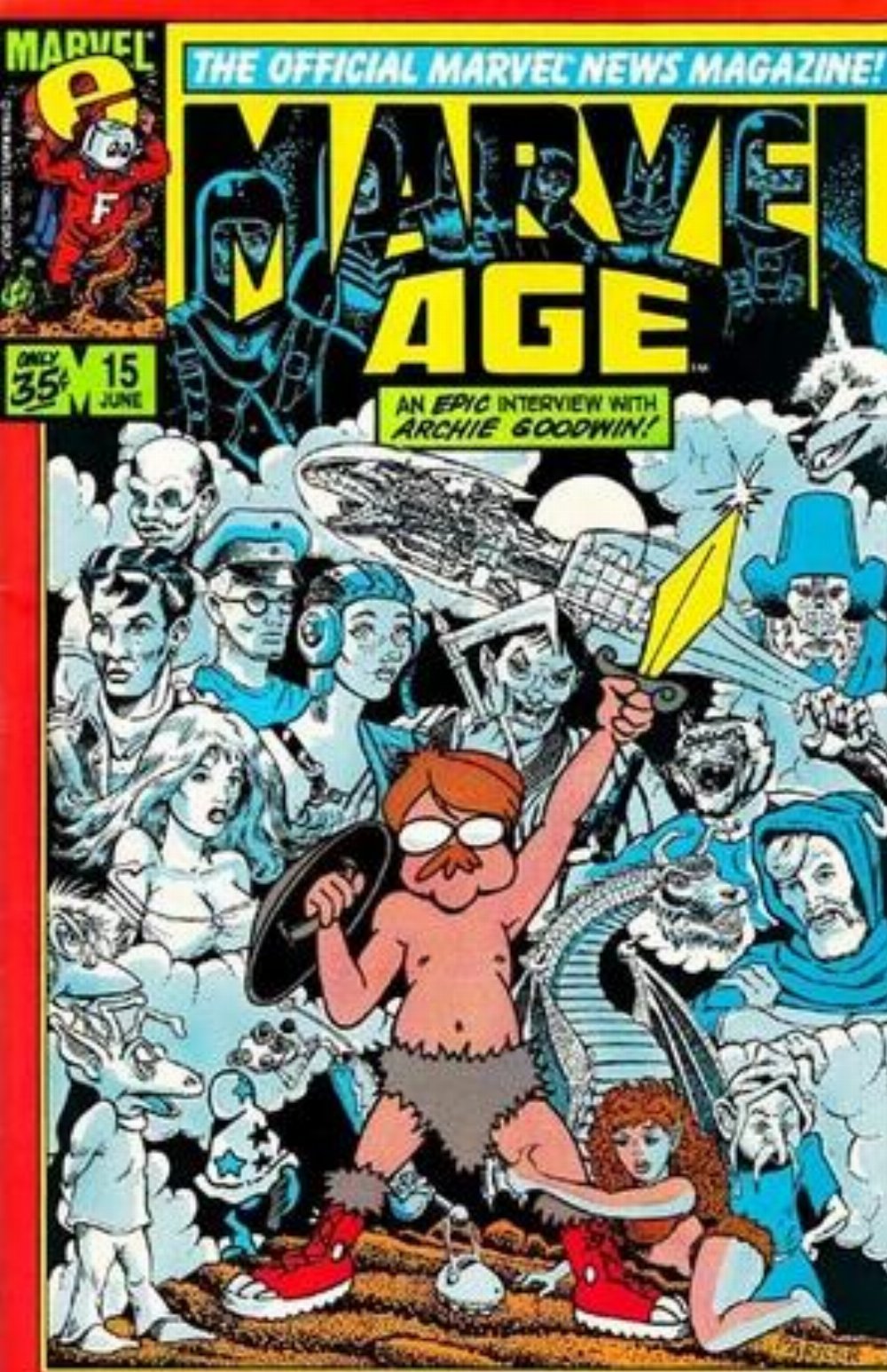 Marvel Age #15 June, 1984 (VG) The Official Marvel News Magazine!