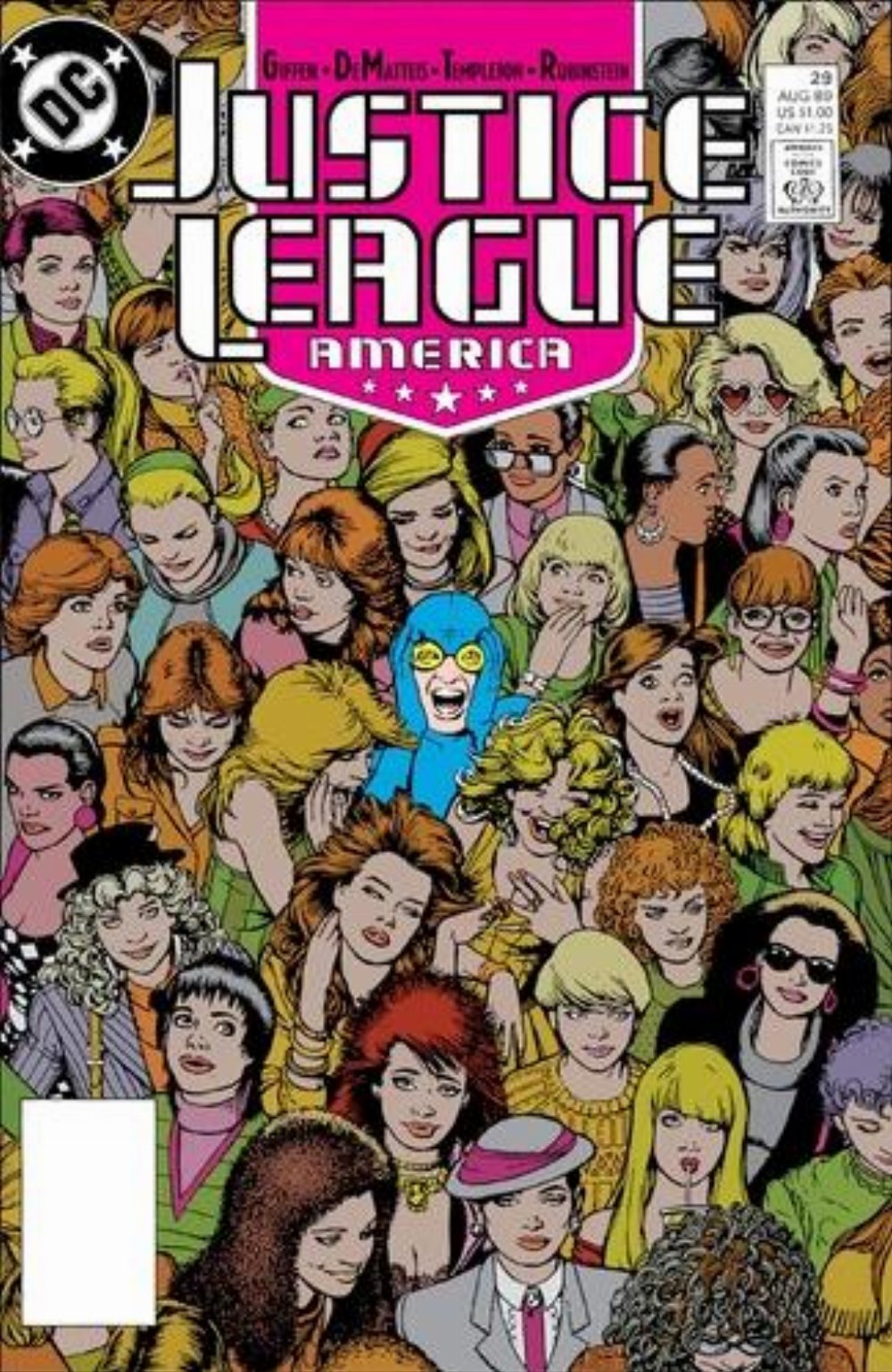 Justice League America #29 Aug ,1989 (VG)