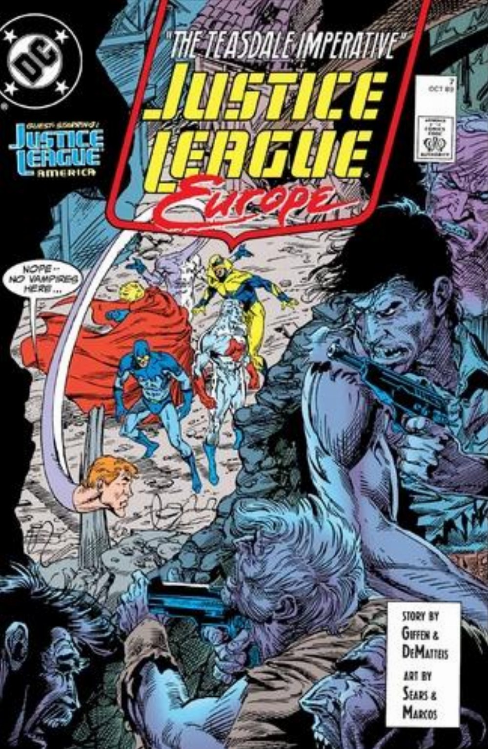 Justice League Europe #07 Oct ,1989 (VG)