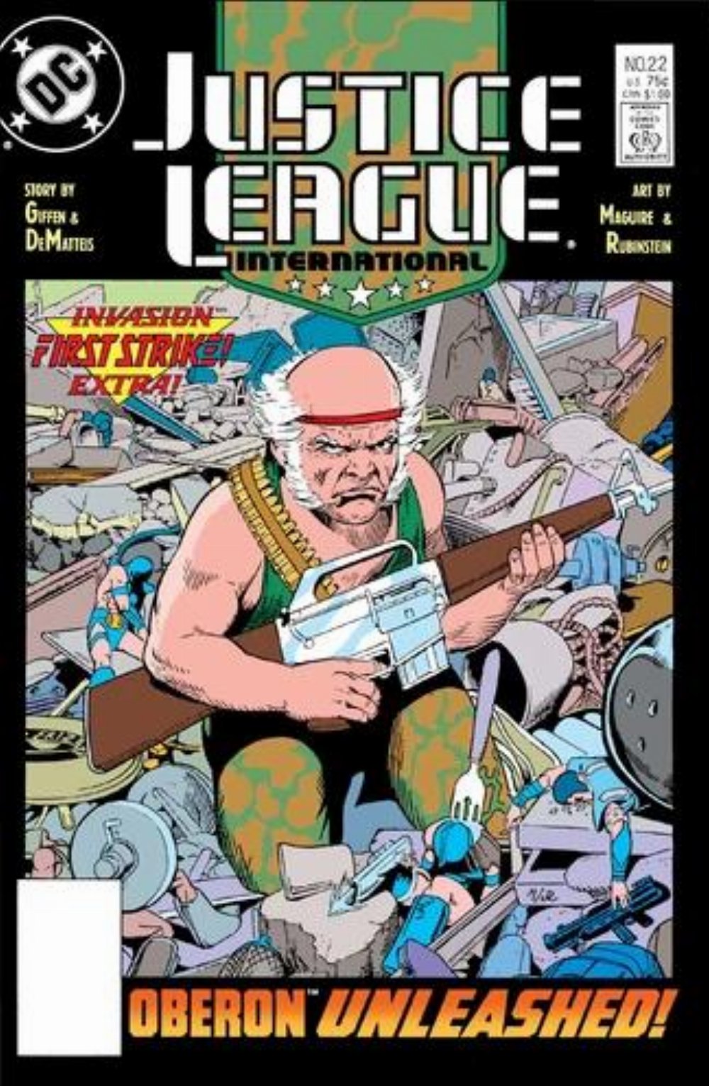 Justice League International #22 Jan ,1989 (VG)
