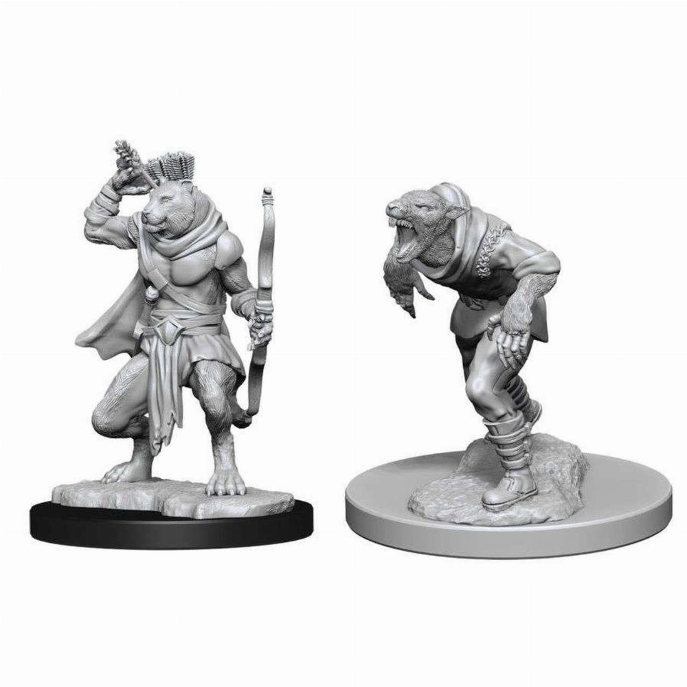 D&D Nolzur’s Marvelous Miniatures – Wererat & Weretiger