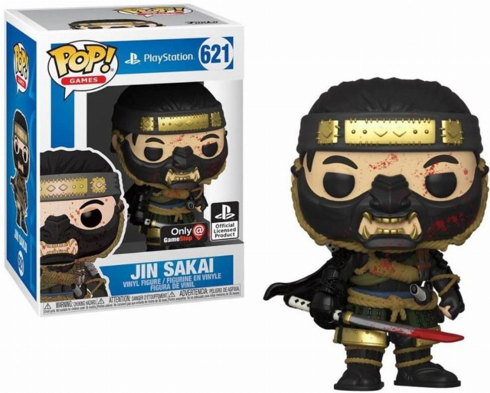 Φιγούρα Funko POP! Games: Ghost of Tsushima – Jin Sakai (Bloody) #621 (Exclusive)
