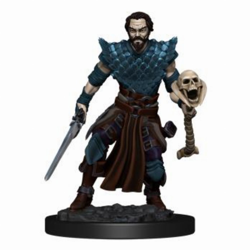 D&D Icons of the Realms Premium Miniature – Human Warlock Male