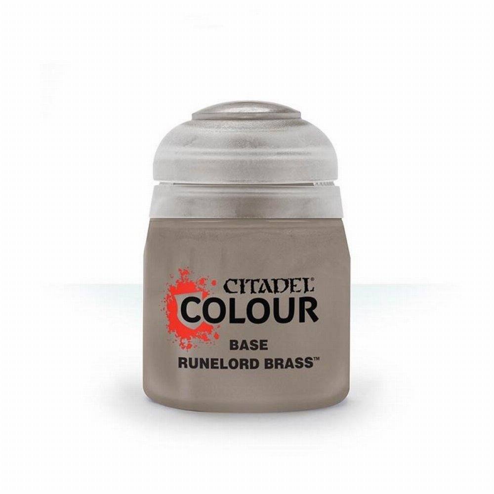 Citadel Base - Runelord Brass Χρώμα Μοντελισμού (12ml)