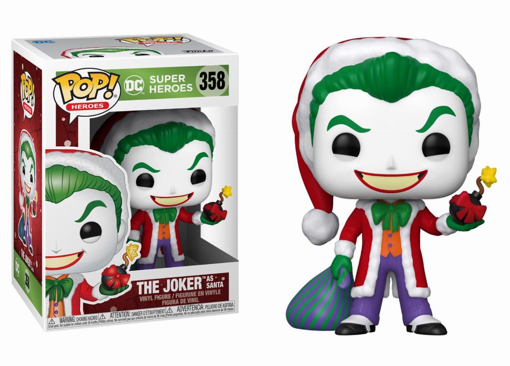 Φιγούρα Funko POP! DC Heroes: Holiday – Joker as Santa #358