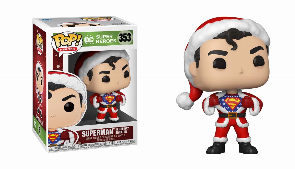 Φιγούρα Funko POP! DC Heroes: Holiday – Superman in Holiday Sweater #353