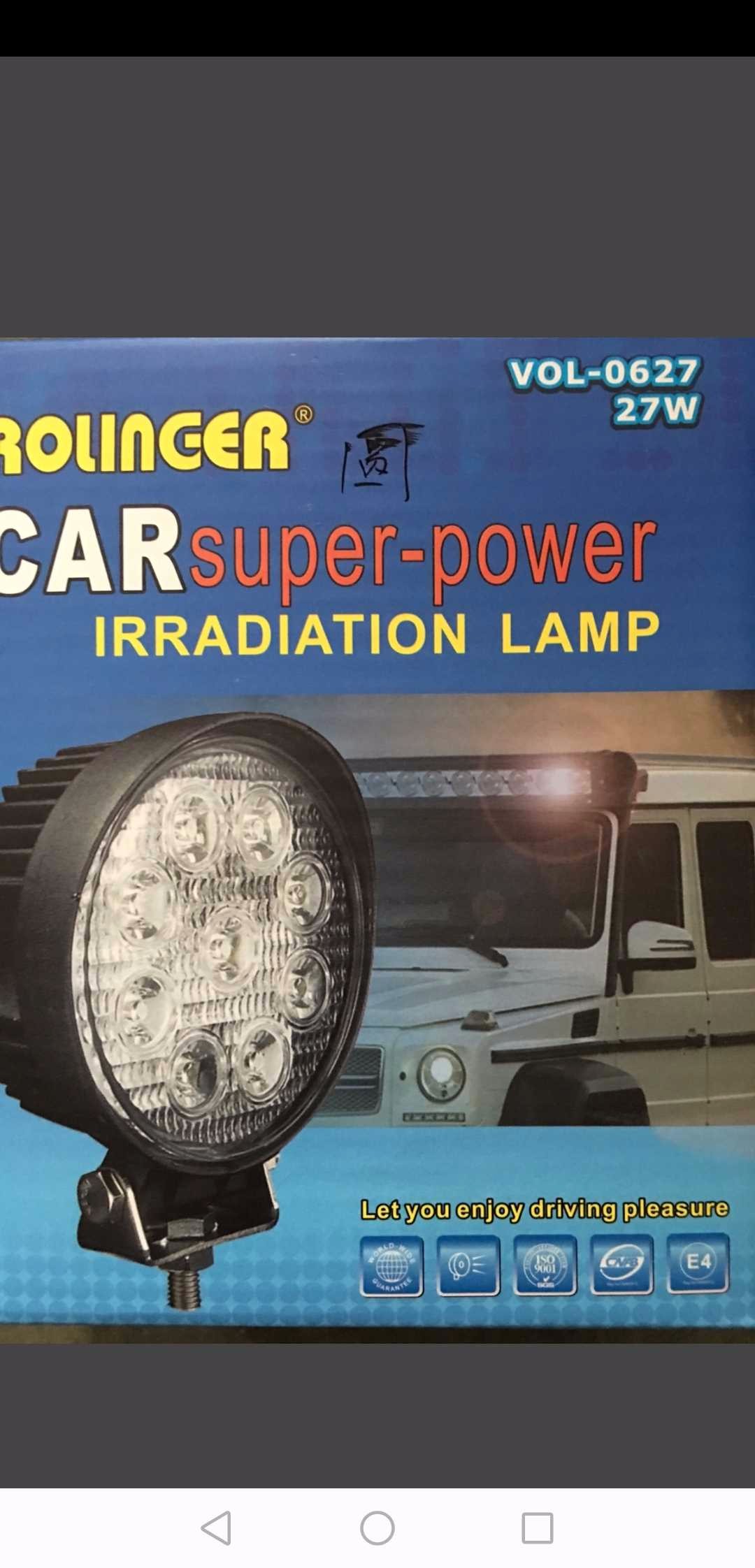 Προβολέας οχημάτων LED – 27W – 238617