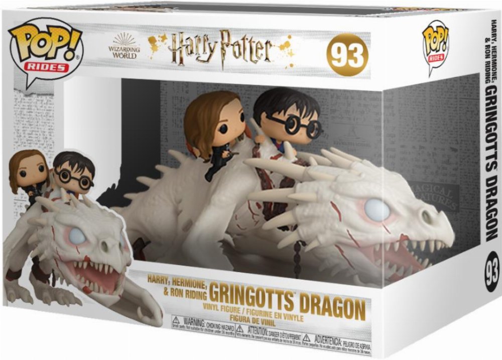 Φιγούρα Funko POP! Rides: Harry Potter – Gringotts Dragon with Harry, Ron & Hermione #93