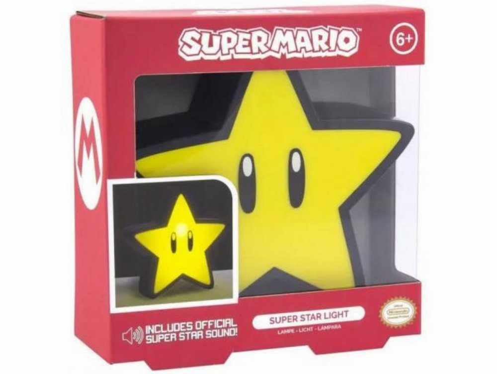 Super Mario Bros – Super Star Icon Φωτιστικό