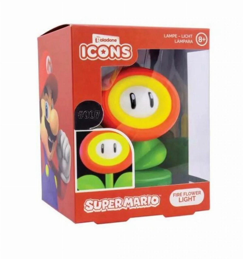 Super Mario Bros – Fire Flower Icon Φωτιστικό
