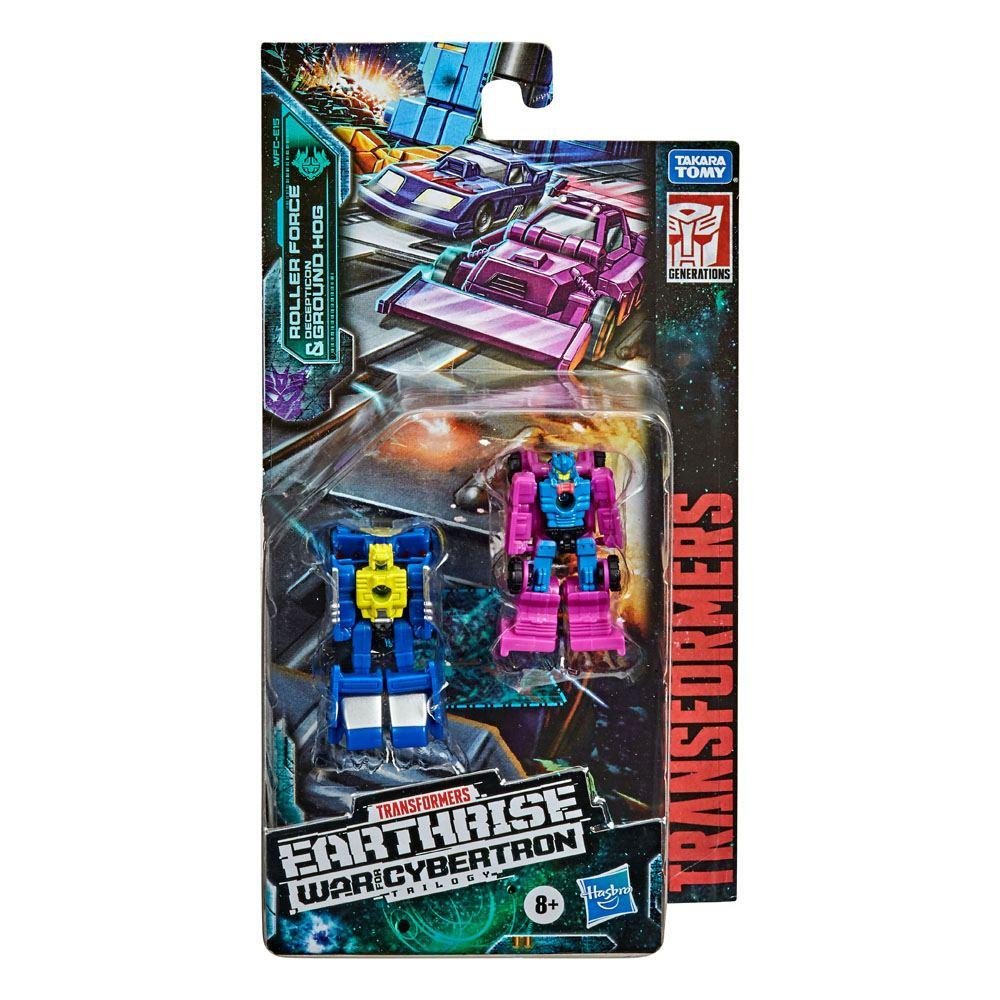 Transformers: Earthrise – Roller Force & Decepticon Ground Hog 2-Pack Action Figures (4cm)