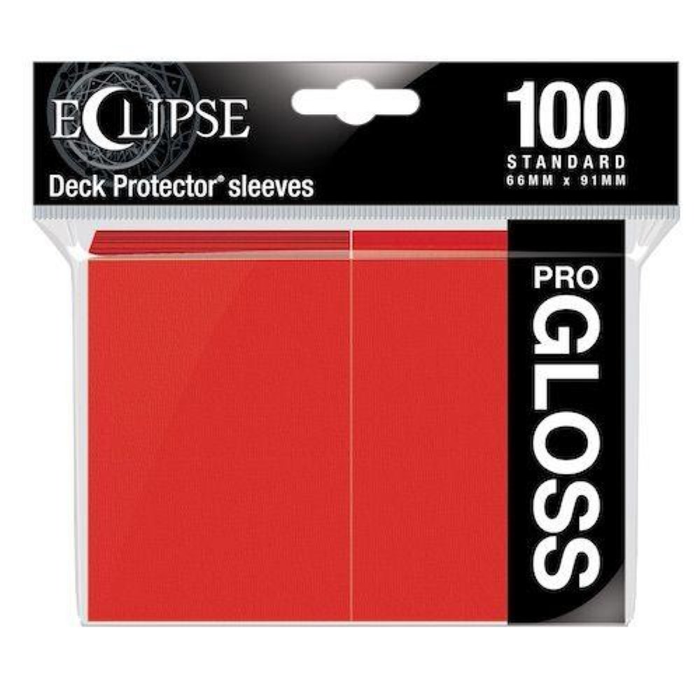 Ultra Pro Card Sleeves Standard Size 100ct – PRO-Gloss Apple Red