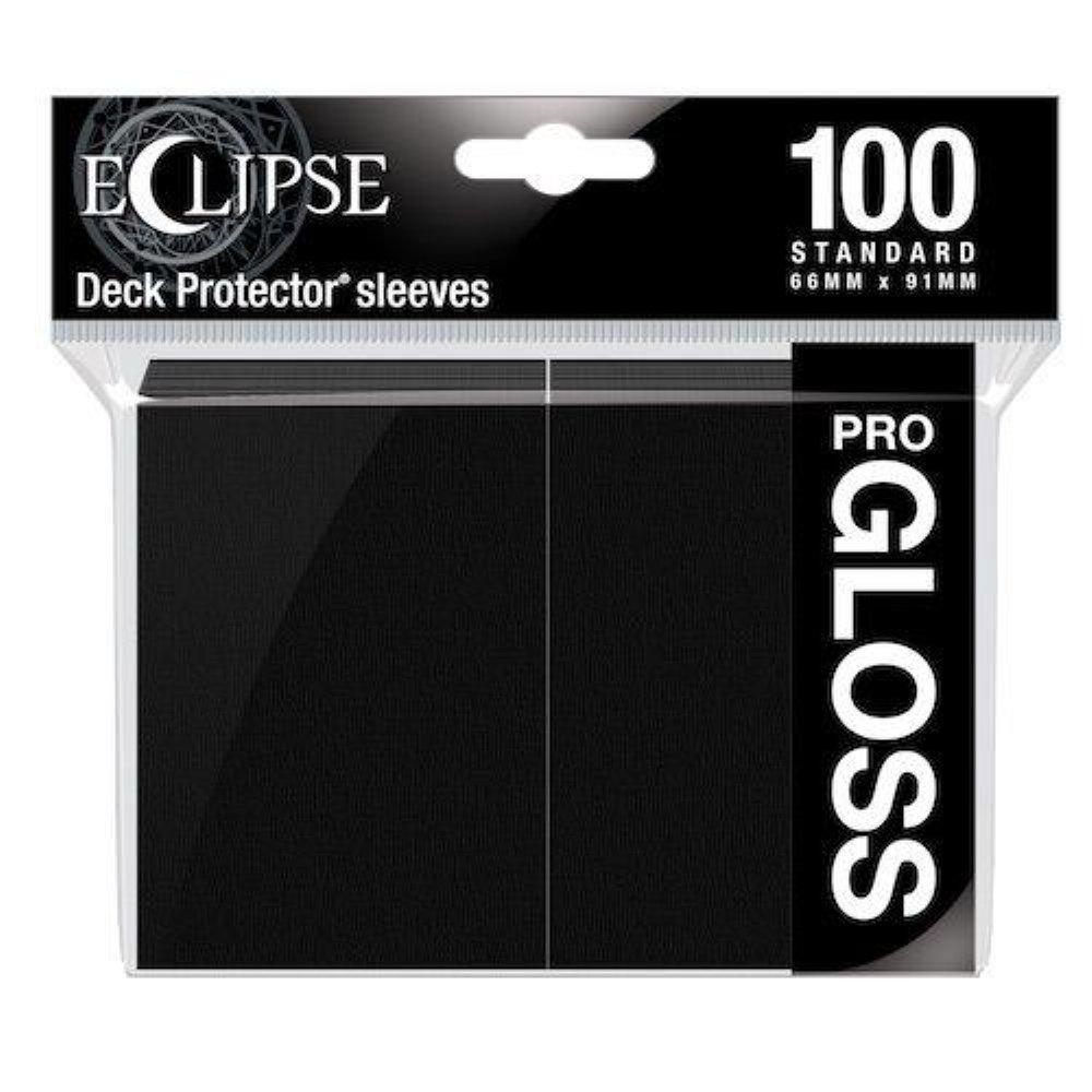 Ultra Pro Card Sleeves Standard Size 100ct – PRO-Gloss Jet Black