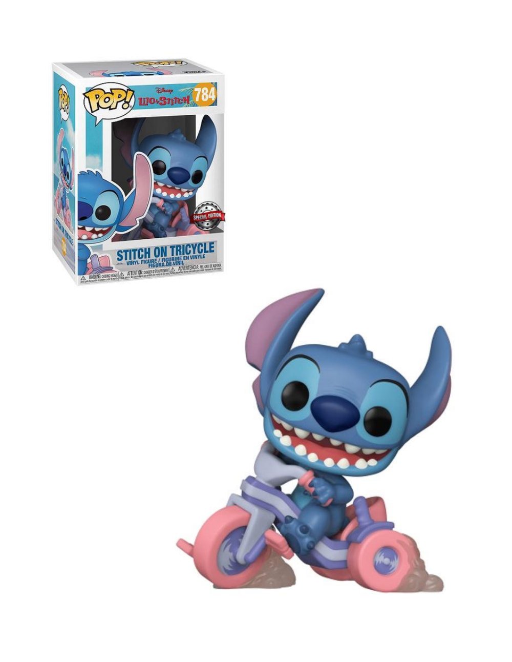Φιγούρα Funko POP! Lilo & Stitch Deluxe – Stitch on Tricycle #784 (Exclusive)