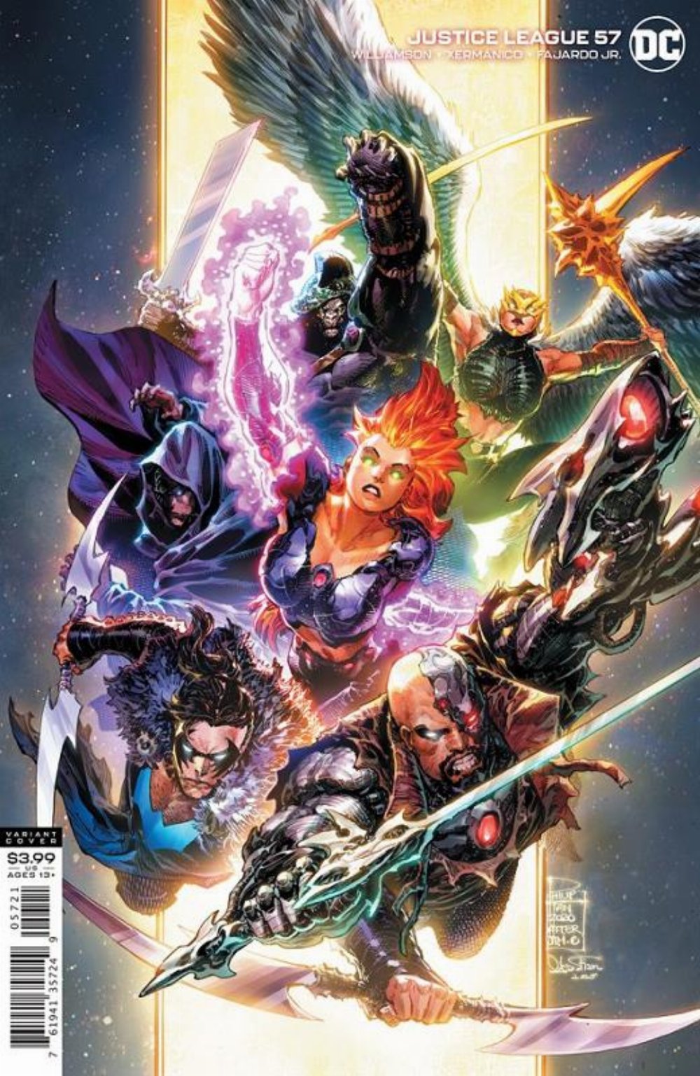 Justice League #57 Variant Cover