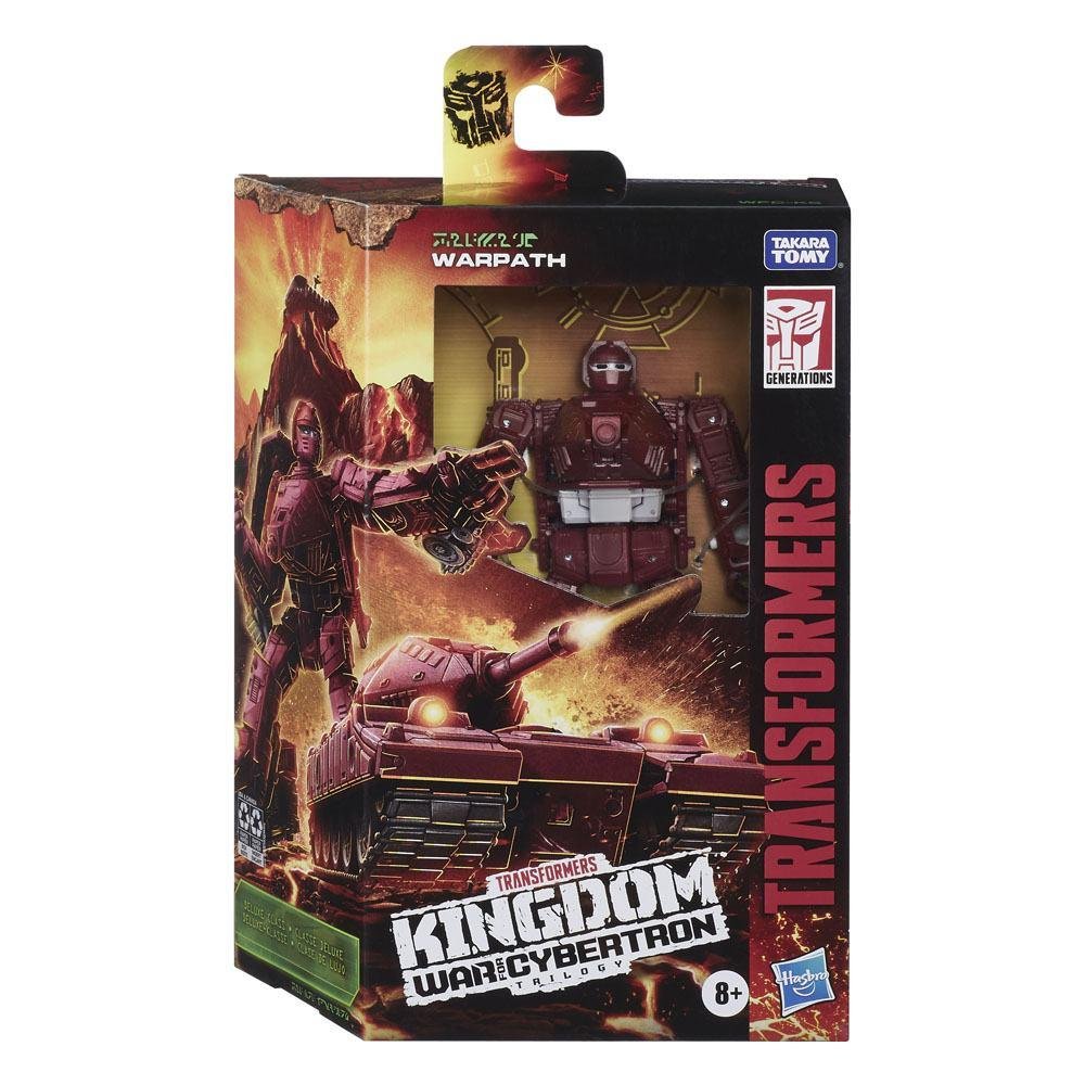 Transformers: Deluxe Class – Kingdom WFC-K6 Warpath Action Figure (14cm)