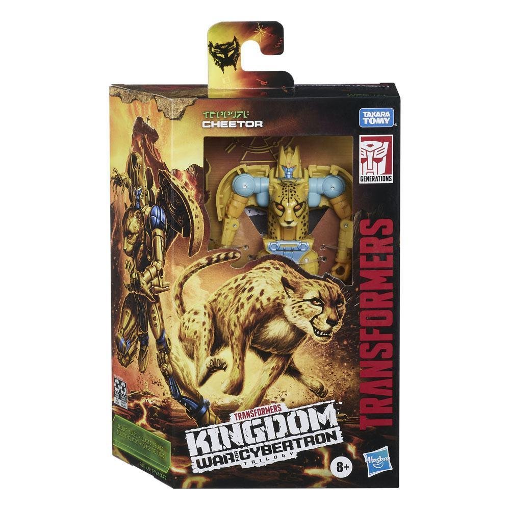Transformers: Deluxe Class – Kingdom WFC-K4 Cheetor Action Figure (14cm)