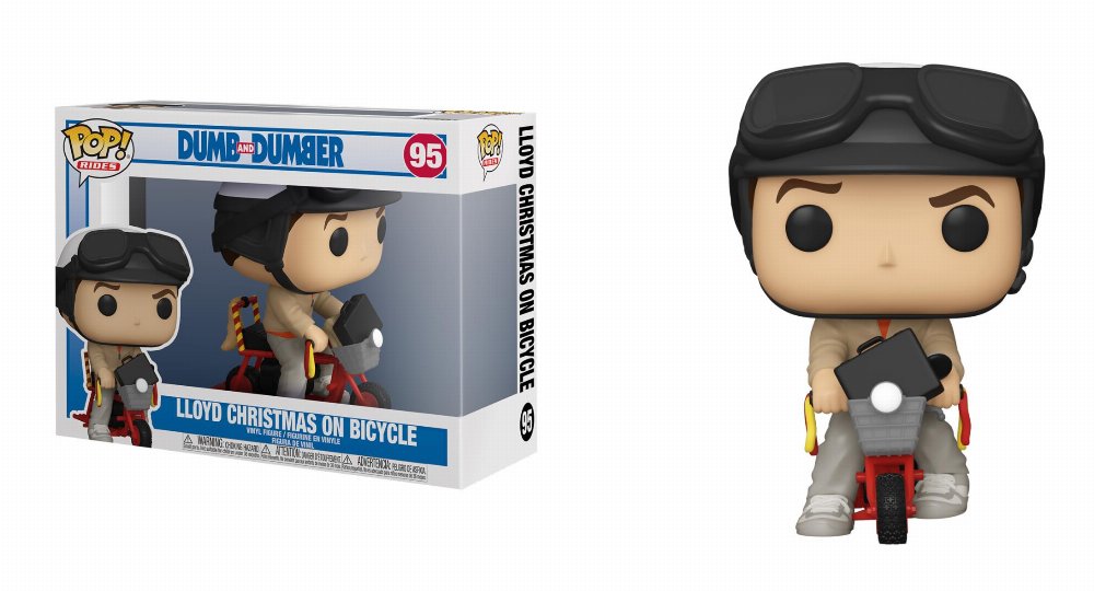 Φιγούρα Funko POP! Rides: Dumb and Dumber – Lloyd Christmas on Bicycle #95
