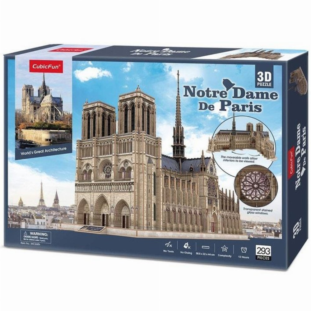Puzzle 3D 293 pieces – Notre Dame de Paris