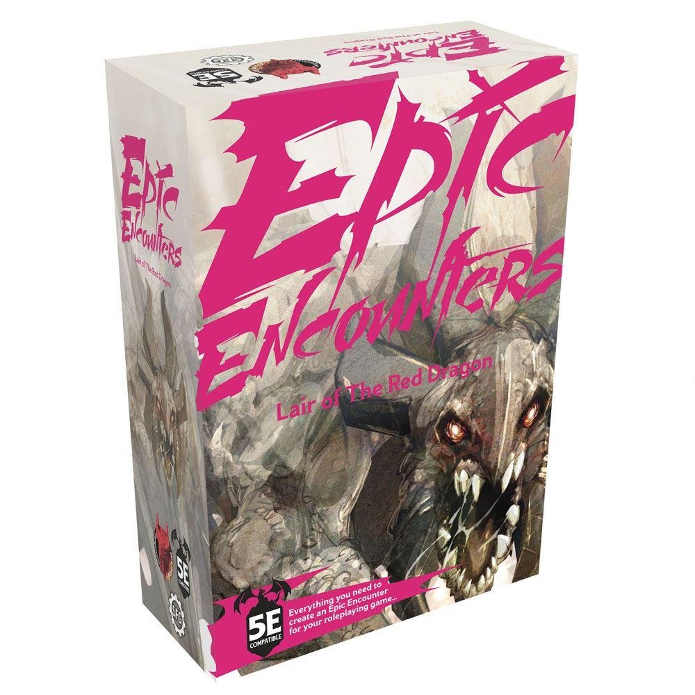 D&D Epic Encounters – Lair of the Red Dragon Miniature Set
