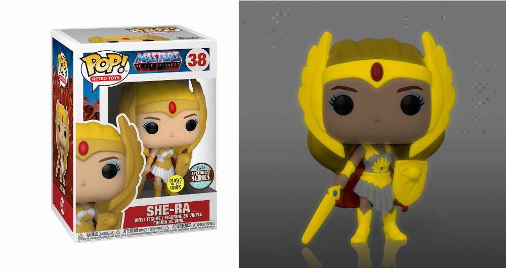 Φιγούρα Funko POP! Retro Toys: Masters of the Universe – She-Ra (GITD) #38 (Specialty Series)
